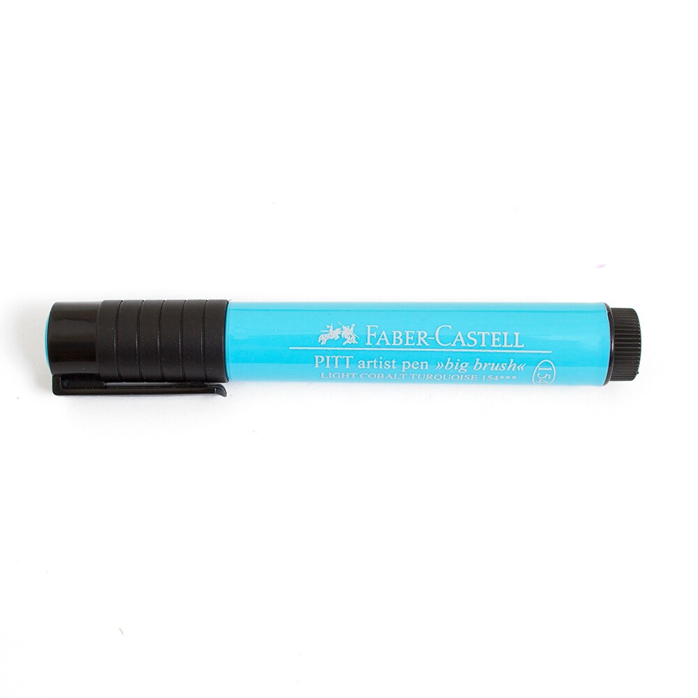 Faber Castell, Pitt, Artist, Big, Brush Pen, Light Cobalt Turquoise
